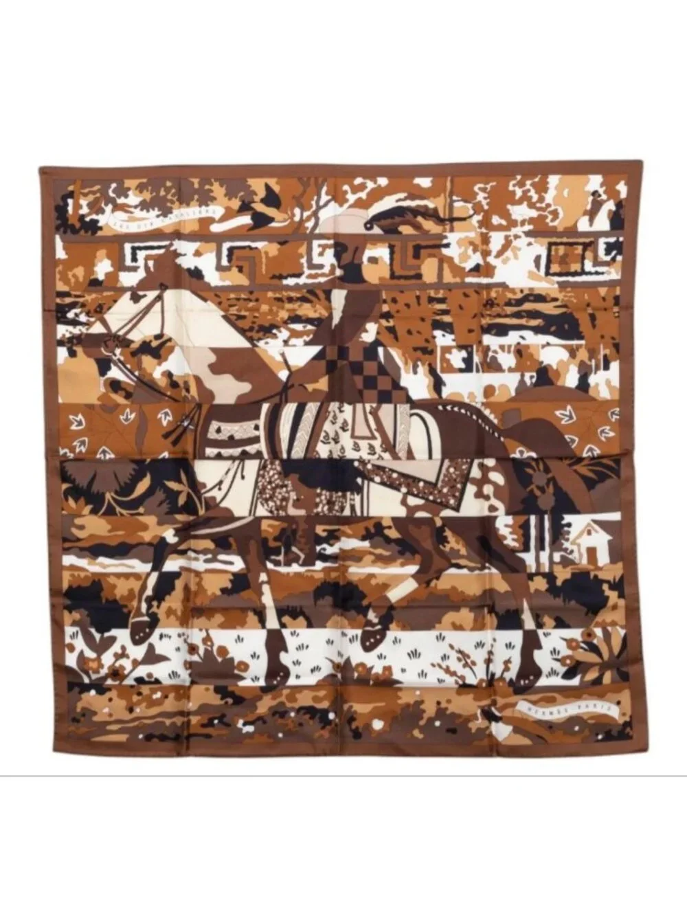 Hermes Carre 90 10 Knights Scarf